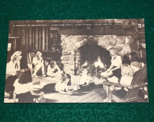 POSTAL DE CAMPAMENTO DE NIÑAS DE FUEGO - CAMPAMENTO HITAGA - RÁPIDOS DE CEDRO, OIWA - Imagen 1 de 3
