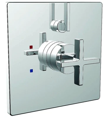 Válvula y moldura de ducha Speakman CDCPT25401 Lura de un solo desviador - Cromo Foto 1 de 4