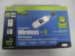 Cisco-Linksys WUSB54GC Compact Wireless-G Computer USB Network Adapter NIB NEW - Picture 1 of 15