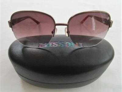 MISSONI Vintage Oversize Design Made in ITALY Sunglasses M160203 W/Designer Case - Image 1 of 4