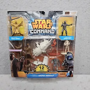 Juego de figuras Hasbro Star Wars Command Arena Assault Army 2014 Windu & Fett - Imagen 1 de 8