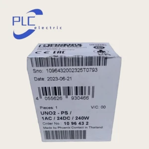 1096432 UNO2-PS/1AC/24DC/240W 1PCS NEW Phoenix Power Source 24V DC/10A Phase 1 - Picture 1 of 2