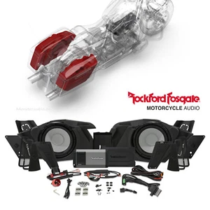 Rockford Fosgate HD14-SBSUB für Harley Davidson Street Glide Woofer Satteltasche - Bild 1 von 5