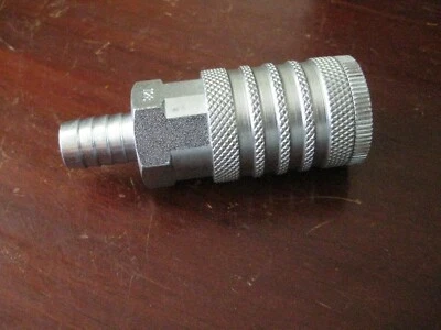 Lot Of 4 Heavy Duty S.S. Quick Disconnect Couplers 1/2" Female x 1/2" Male Hose - Image 1 of 4