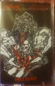 Sathanas/NunSlaughter - Zerrissenes Split Tape (2021) BÖSE INKARNIERTE KURNUGIA RUINE - Bild 1 von 1