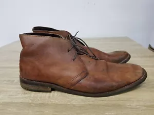 Clarks Men's Lace Up Brown Ankle Boots UK 8, EUR 42 - Picture 1 of 5