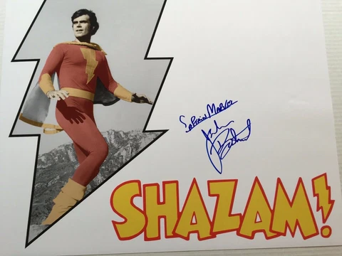 1974-1975 Jackson Bostwick Shazam Signed LE 16x20 Color Photo Cover