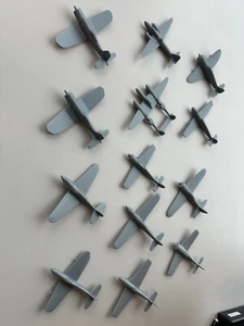 WW2 Plane Plastic Models 65mm or 80mm - Picture 1 of 7