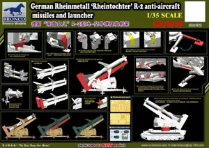 Misiles Bronco CB35050 1/35 alemanes Rheinmetall Rheintochter R2 con lanzador - Imagen 1 de 1