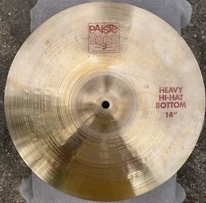 Paiste 2002 Heavy Hi-Hat Bottom 14" Made in Switzerland Usato ottime condizioni - Foto 1 di 7