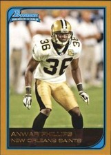 2006 Bowman Gold NFL Football Rookie Parallel Trading Cards Pick From List 