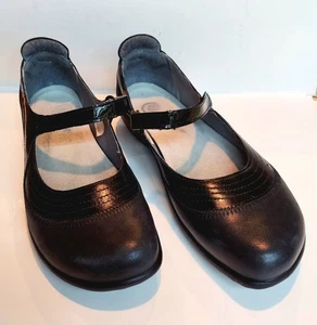 Nuevo Mujeres NAOT Kirei Cuero Negro Mary Jane Zapatos Confort 39 EE. UU. 8 8,5 Preciosos  - Imagen 1 de 4