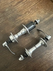 Shimano 600 Ultegra FH-6401 UG/HG & HB-6400 Road Hubs -36h w/QR's-6/7-Spd 126mm - Picture 1 of 13