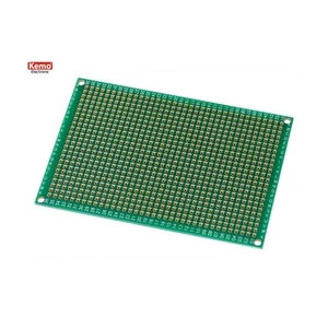 Scheda sperimentale millefori mezzo eurocard 100 x 70 mm rame placcata oro - Imagen 1 de 1