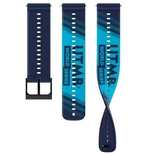 Suunto 22mm Athletic 6 Silicone Strap - Utmb World Series Navy Blue - Picture 1 of 2