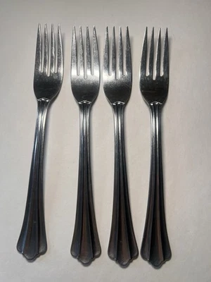 Talheres de aço inoxidável ONEIDA Deluxe Rushmore 4 garfos de jantar 7 1/8"" - Imagem 1 de 4