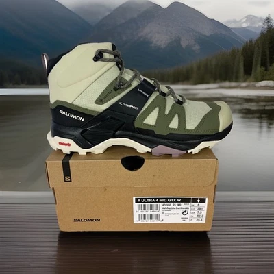 Botas de senderismo Salomon X Ultra 4 Mid GTX W - verdes - 474550 para mujer talla 7,5 Foto 1 de 4