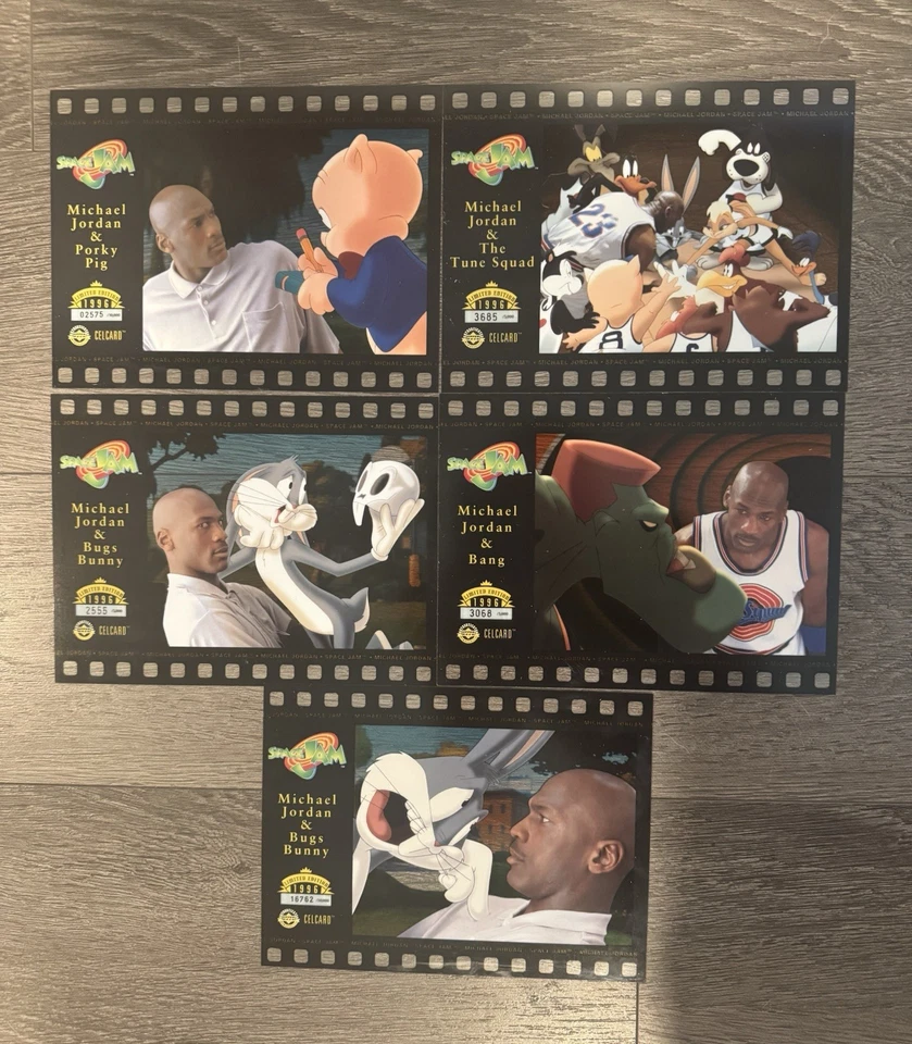 1996 Upper Deck Space Jam Michael Jordan Celcard Limited Complete Set  - Image 1 of 4