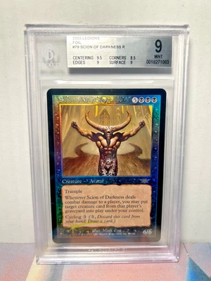 ***FOIL Rare Scion of Darkness BGS MINT 9*** MTG Legions Magic! - Image 1 of 2