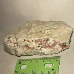 Thulite Crystals On Feldspar Yancey Co NORTH CAROLINA USA - Picture 1 of 11