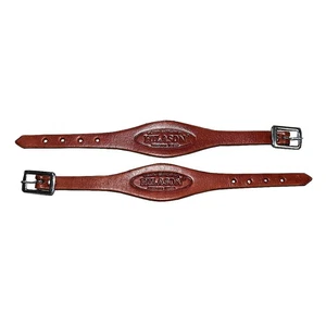 24HS Hilason Western pelle attacco sella cavallo staffa parafango cinghie hobble - Foto 1 di 3