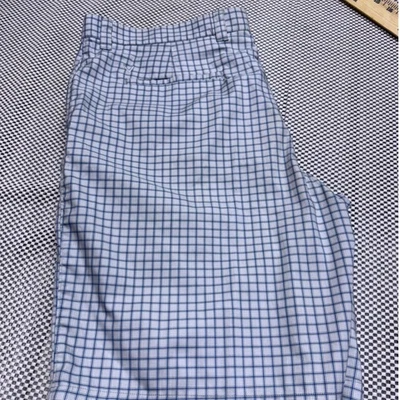 Callaway Golf Shorts Mens 38 Plaid Optimum Performance Blue White - Image 1 of 4