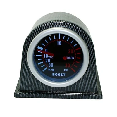2in Turbo Boost Gauge Psi+Carbon Fiber Pod Pointer Display Meter Car Accessories - Image 1 of 4