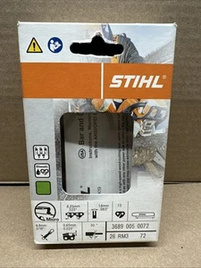 Cadena de motosierra Stihl 26RM3 72E Drivers .325" .063" - 3689 005 0072 nueva en caja - Imagen 1 de 5