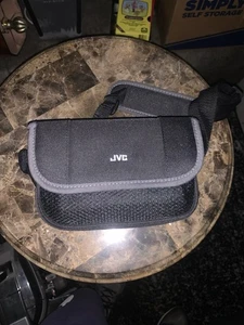 JVC Padded Canvas Camera Bag with Shoulder Strap 7"x5"x3.5" Black - Picture 1 of 2
