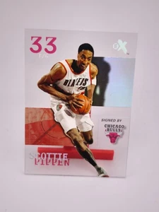 Scottie Pippen CLEARLY E-X 2003-04 Fleer NBA Portland Trail Blazers Bulls - Picture 1 of 2