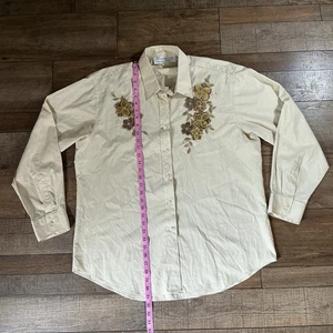 VINTAGE Gr. XL Klassie Lassie Floral Embroidered Western Shirt USA Made #10717 - Bild 1 von 7