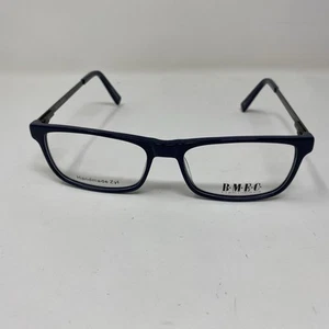 BIG MENS EYEWEAR CLUB BIG VICTORY NAVY BLUE GUNMETAL 56-18-145 FLEX HINGE 155N - Picture 1 of 9