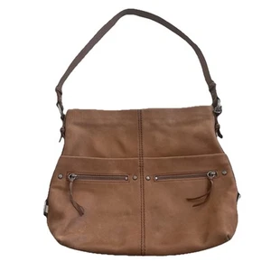 The SAK Ashland Leder Bucket Bag Tabak Schultertasche Fransen Boho Western - Bild 1 von 10