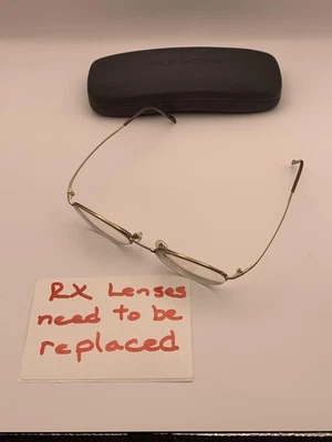 Оправа для очков Flexon Select Marchon Nutmeg 48-20-140 Япония овальный металл с чехлом - Изображение 1 из 4