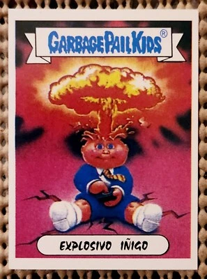 ADAM BOMB / EXPLOSIVO IÑIGO 1st Original Series 1 GPK PERUVIAN MINI STICKER RARE - Image 1 of 2