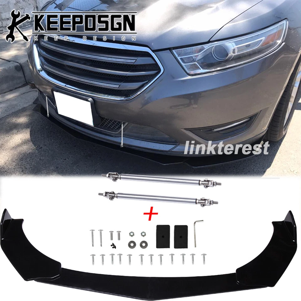 For Ford Taurus SHO LX L SES Front Bumper Lip Splitter Body Kit Parts Rods Gloss Foto 1 de 4