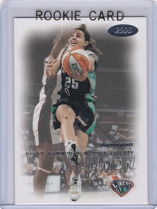 BECKY HAMMON ROOKIE CARD 2000 Skybox WNBA BASKETBALL RC New York Liberty COACH! - Picture 1 of 2