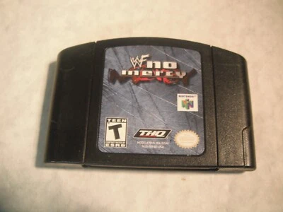 WWF No Mercy (Nintendo 64) Cleaned ✅ Tested & Works Authentic N64 NUS-006 (USA) - Image 1 of 3