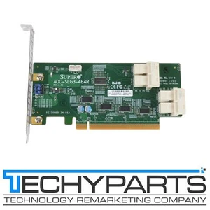 Supermicro AOC-SLG3-4E4R Quad-Port Internal SFF-8643 PCIe x16 Gen-3 NVMe HBA LFF - Bild 1 von 3