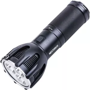 NexTorch Saint Taschenlampe wiederaufladbar schlagfest schwarz Aluminiumkonstruktion - Bild 1 von 4