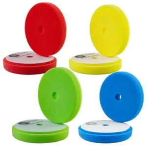 8tlg. Auto Polierschwamm Polierpads Pad Ø 140mm KlettØ 125mm Set 4 Härtegrade - Bild 1 von 5