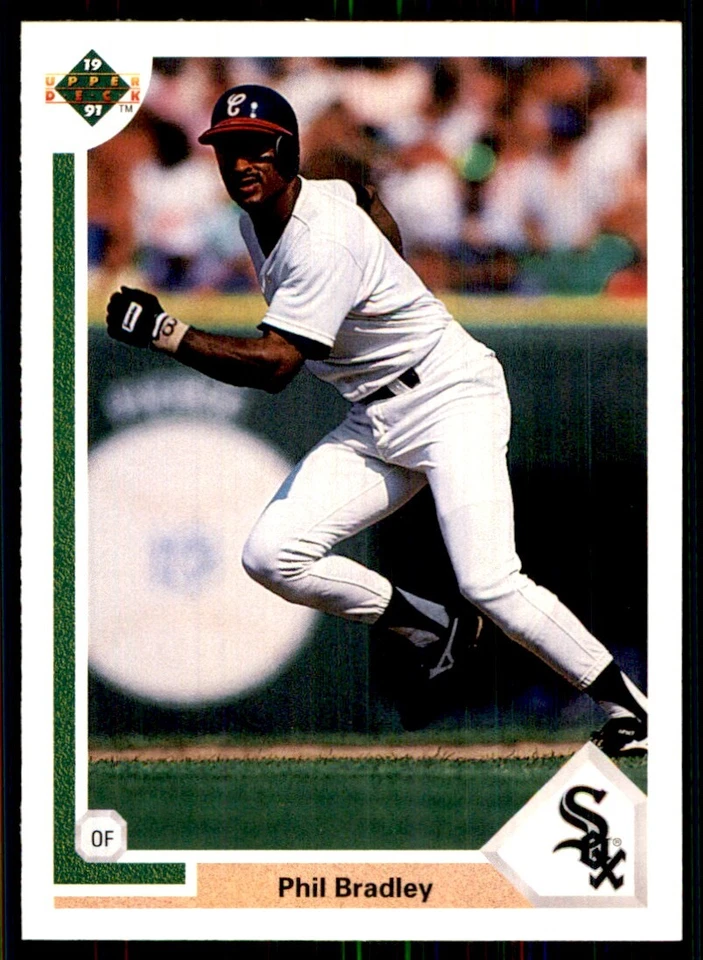 1991 Upper Deck Phil Bradley Chicago White Sox #641 - Image 1 of 2