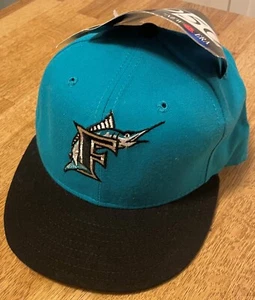 Florida Marlins authentische Diamantkollektion offizielle sitzende Mütze, Größe 7 neu mit Etikett - Bild 1 von 4