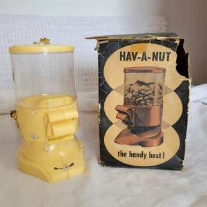 Vintage Hav-A-Nut The Handy Host Dispenser w/original box United Eng. 8 oz pat p - Picture 1 of 16