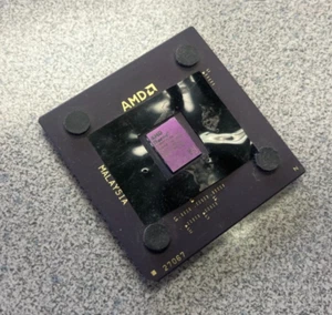 Vintage gold AMD Duron 900MHz Mobile CPU DHM0900AQS1B, ship today - Picture 1 of 2