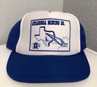 Vintage Atascosa Mining Co. Crane Hat Cap Snap Back Blue Mesh Sportcap Industry