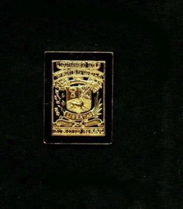 VENEZUELA 1859 GOLD PLATED SILVER STAMP ON STAMP INGOT REPLICA S15162 - Picture 1 of 1