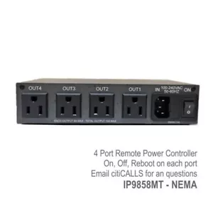 Aviosys IP9858MT 9858 4 Port Web Power AutoPing IOS Android - Picture 1 of 4
