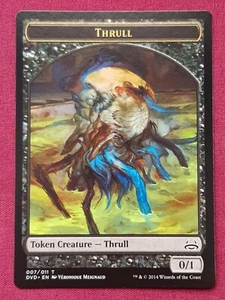Magic The Gathering DUEL DECKS ANTHOLOGY DIVINE VS DEMONIC THRULL TOKEN card MTG - Picture 1 of 2