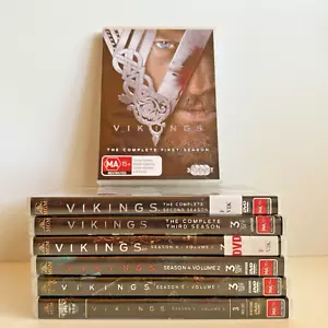 Vikings DVD Seasons 1 - 5 Series 1 2 3 4 5 Reg 4 Free Oz Post - Picture 1 of 24